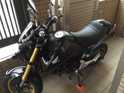 GROMの社外シートにもバイクザシート好評です_e0114857_0134869.jpg