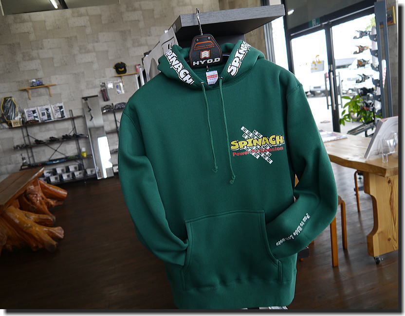 SPINACHパーカーもありますよ!_f0178858_13391626.jpg