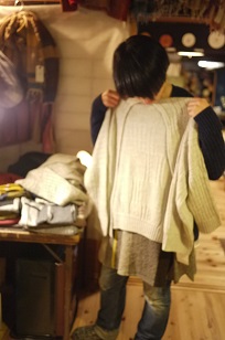 ④「着てみて着てみて!」ウエア編=玉木新雌・ショール展4_f0226293_7412568.jpg