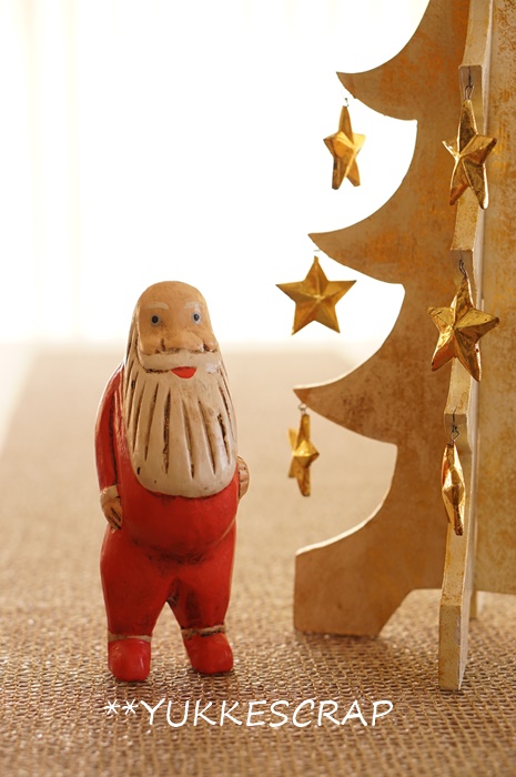 大きな松ぼっくりがあったとさのクリスマスオーナメント Yukkescrap