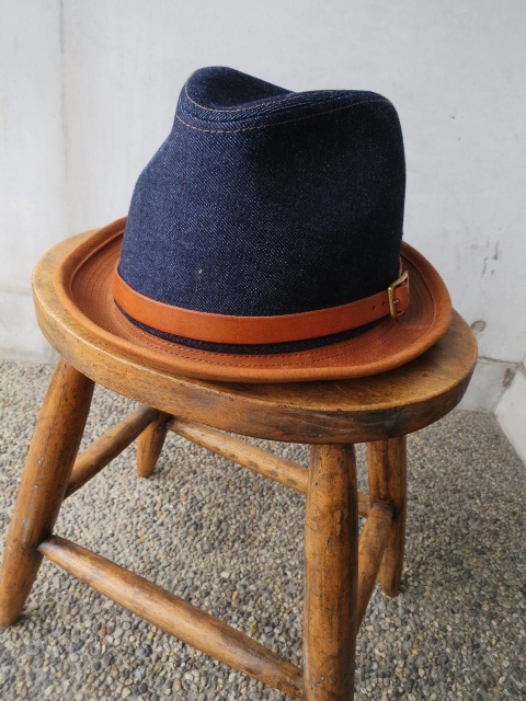 MORNO ・・・ 大阪発、帽子職人の帽子ARTIST によるDENIM 中折れHAT!★!_d0152280_13453237.jpg
