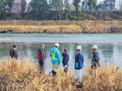 川まち計画地の現地説明_c0336902_1275358.jpg