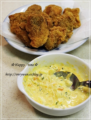 タルタル鮭フライ弁当とバンズ♪_f0348032_17433478.jpg