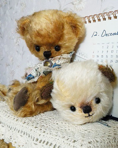 仲良し親子ベア ダブルネックジョイント 作家様ハンドメイド