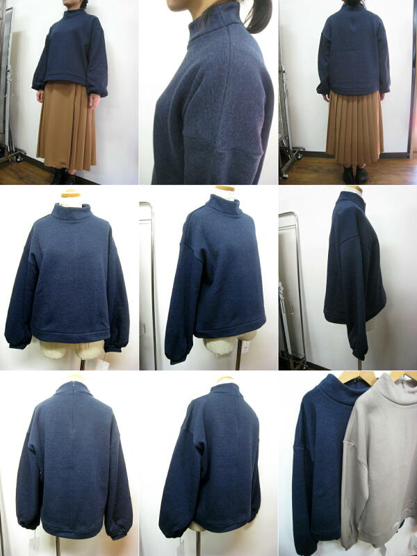 ｃｌｏｃｈｅ （ クロッシェ ）　バルーン袖ＴＯＰＳ  ＮＡＶＹ　_a0089359_1540239.jpg