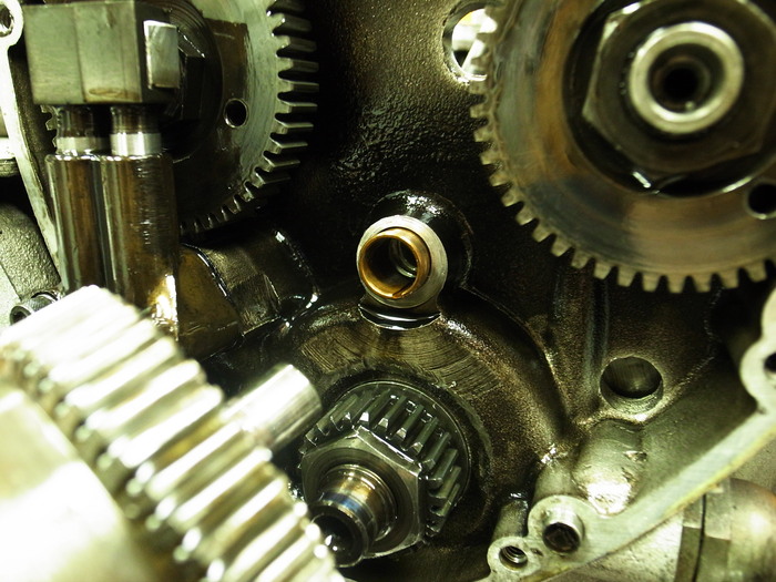 19trumph T140es タイミングギア周り Vintage Motorcycle Study