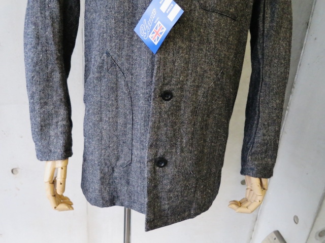 密かに3年連続の人気 ・・・ Yarmo HERINGBONE WOOL DRIVERS COAT JKT (修正・別注)!★!_d0152280_17383569.jpg