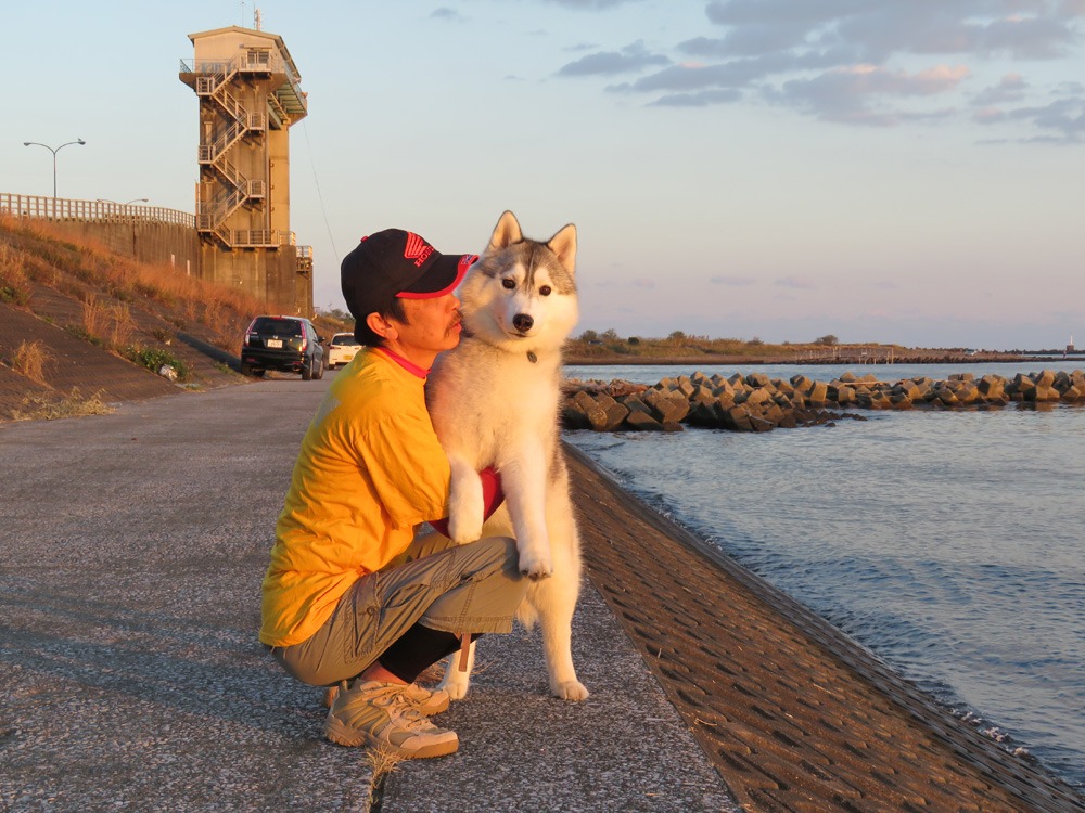 寒い朝、美しい夕暮れ (^o^)_c0049299_21501364.jpg