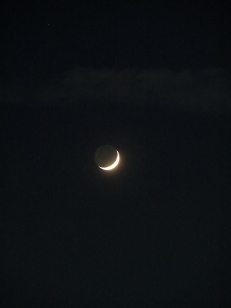 三日月の鱈入りパンと夜の空_f0234936_822487.jpg