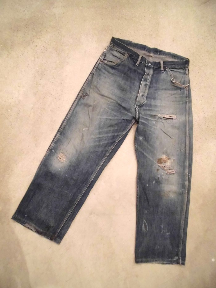 30\'s　40\'s　DENIM　WORK　PANTS　+　明日、12/16は店休日　!!_e0187362_1392776.jpg