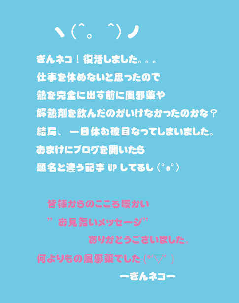 心暖かいメッセージありがとう ぎんネコ はうす 心暖かいメッセージありがとう ぎんネコ はうす