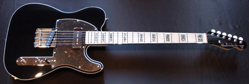 メイプル指板で「Jet BlackのSTD-T 1本目」が完成!!! _e0053731_15153012.jpg
