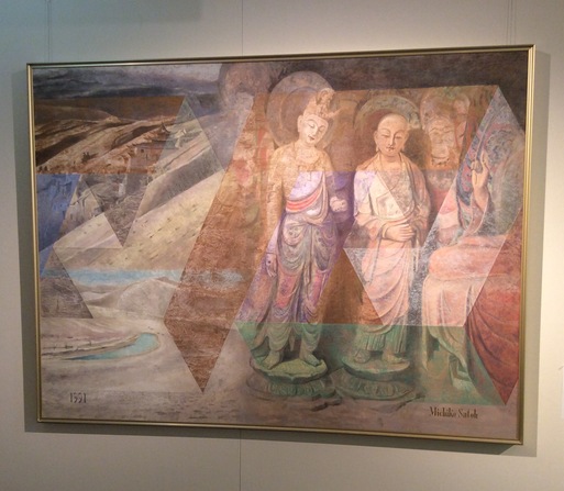 【真作】絵画　佐藤美智子　油彩SM　歯はまだかな　慈しみのまなざし　X5 佐藤美智子50年展、アートガーデンかわさき : REIKO GOGO日記