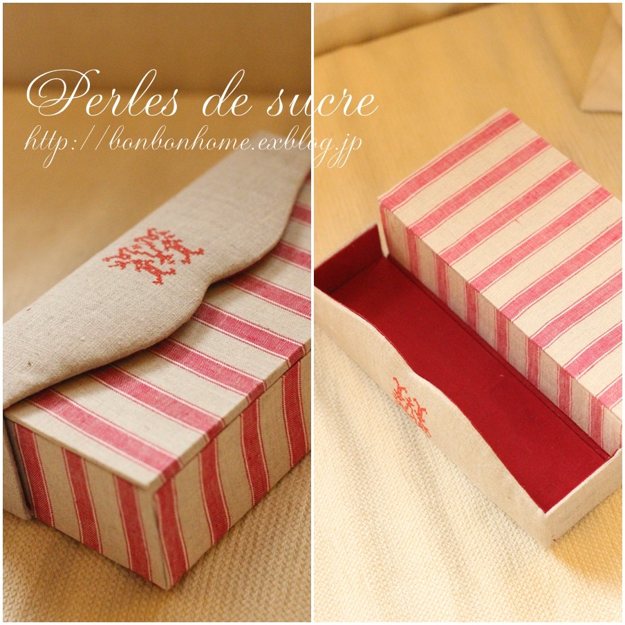 自宅レッスン Dean&Deluca キッチンクロスでマルチバスケット マルチバスケット メモボックス お道具箱(小)_f0199750_21101380.jpg