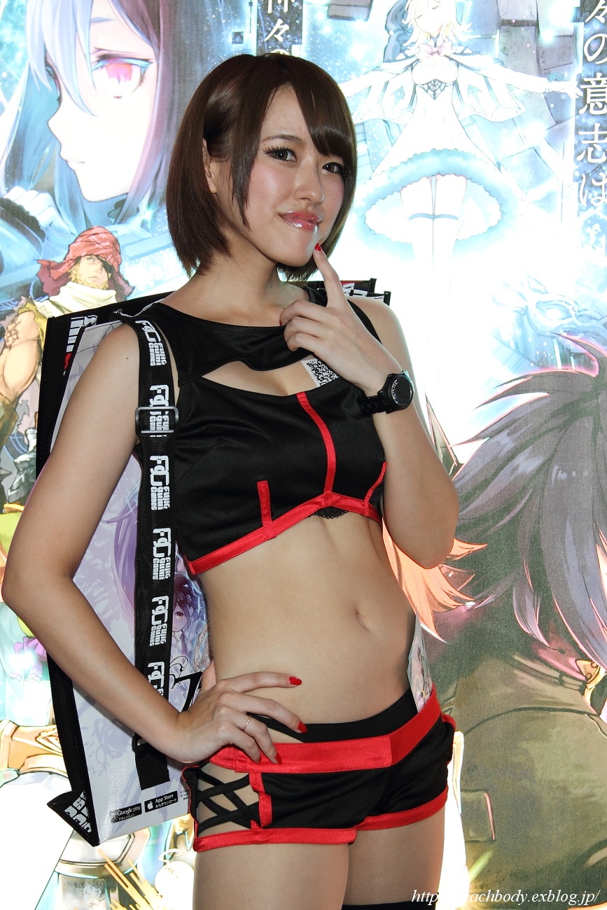 長谷川まゆ さん Fuji Gumi Games ブース Peach Body