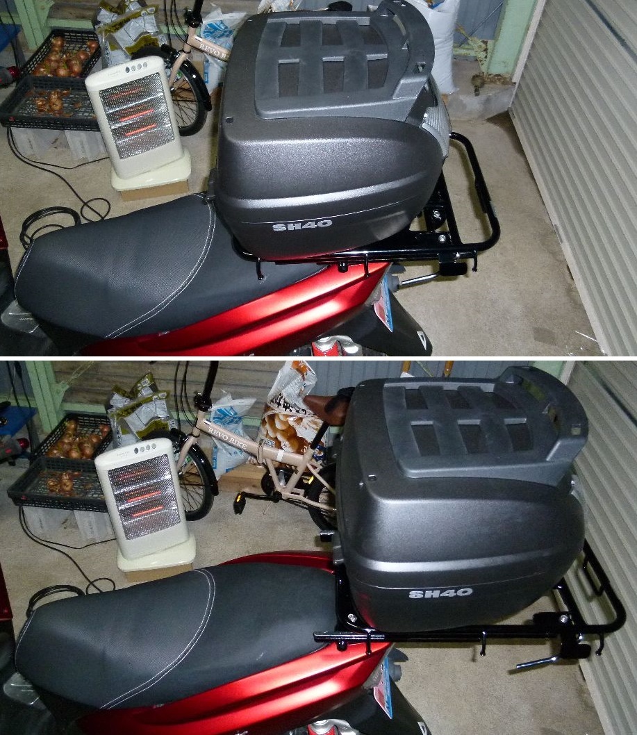 トップボックス取り付け トリシティ125 改め トリシティ300 で徒然と トップボックス取り付け トリシティ125 改め トリシティ300 で徒然と