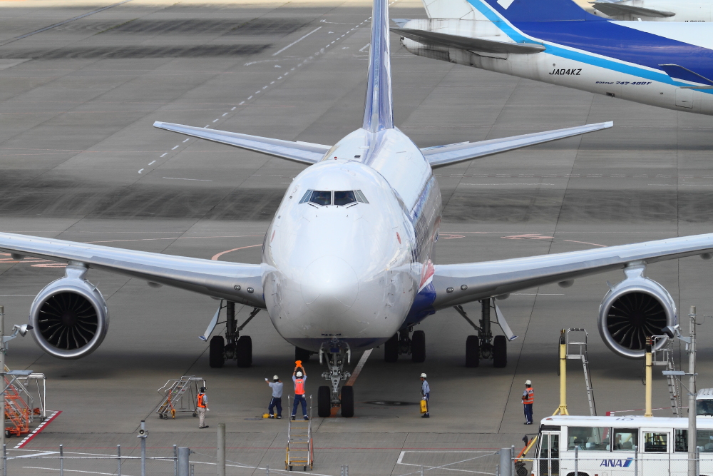 2015成田遠征2日目　その11　NCA B747-8Fのスポットイン_e0204891_16371599.jpg