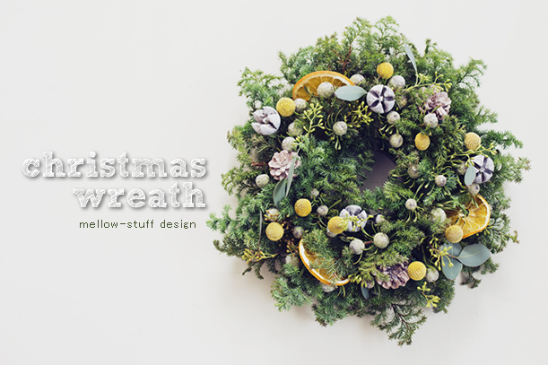 母へのクリスマスリース_d0124248_23062468.jpg