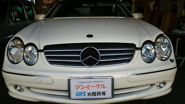 ベンツ ヘッドライト 黄ばみ 磨き ハードコート 大阪 貝塚 の巻_a0197623_19393987.jpg