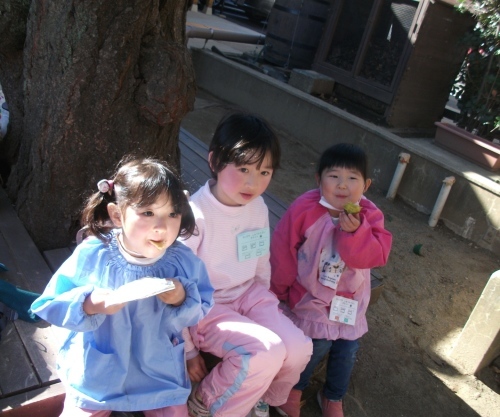 釜戸でホットケーキ_f0334882_14225191.jpg