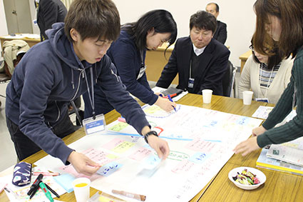 学生ファシリテーションが、「氷」をとかしていく。_f0127806_1942523.jpg