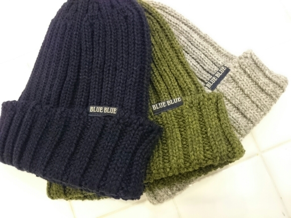 NEW!!! BLUE BLUE ウールワッチキャップ／お知らせ★*ﾟ_d0246157_11433839.jpg