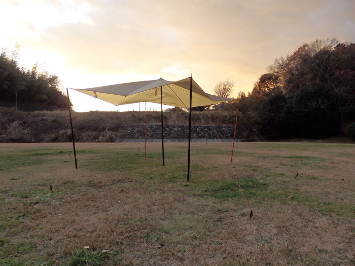 LOCUS GEAR タープ X Duo Sil で遊ぶ…の巻 : Cool but natural