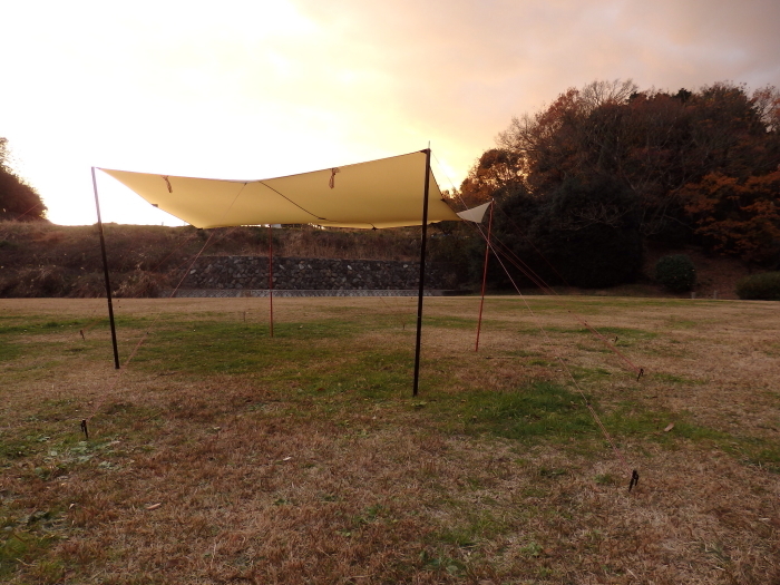 LOCUS GEAR タープ X Duo Sil で遊ぶ…の巻 : Cool but natural