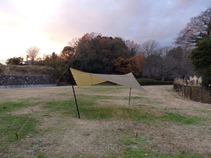 LOCUS GEAR タープ X Duo Sil で遊ぶ…の巻 : Cool but natural