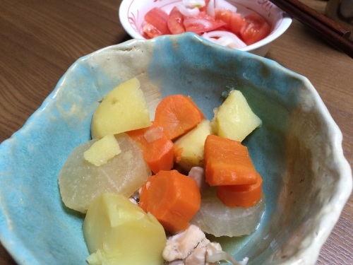 リハビリ・クッキング/鶏肉と野菜のごった煮_c0067118_22161793.jpg