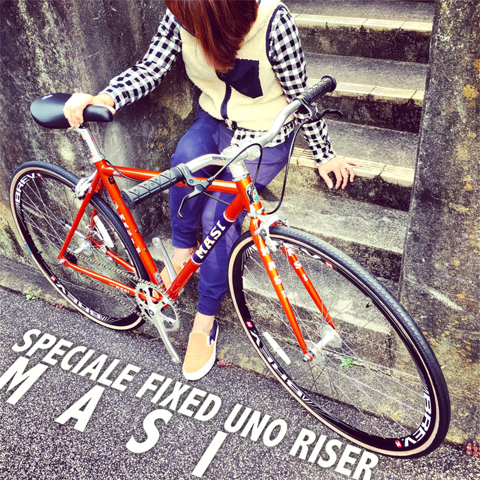 2016 MASI FIXED UNO RISER マジィ ピスト クロモリ おしゃれ自転車 自転車女子 自転車ガール_b0212032_16111133.jpg