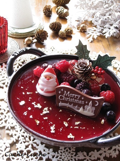 クリスマスに☆　staubで ブラックベリームース♪_d0319943_0542100.jpg