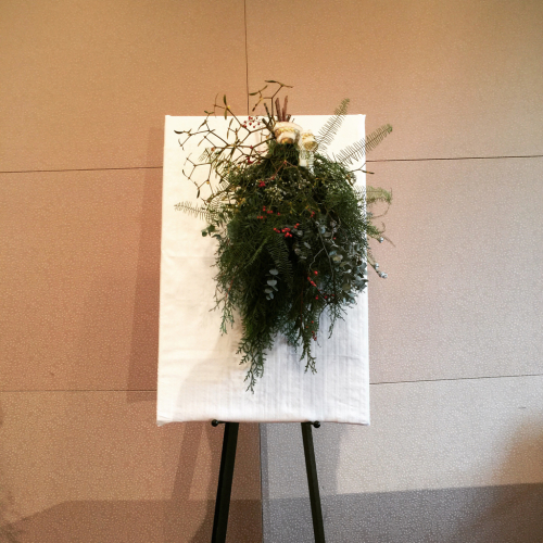 クリスマス・スワッグ 2015年リース作り_e0326573_09145320.jpg