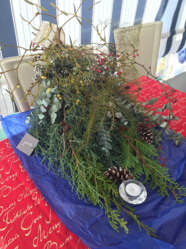 クリスマス・スワッグ 2015年リース作り_e0326573_09145396.jpg