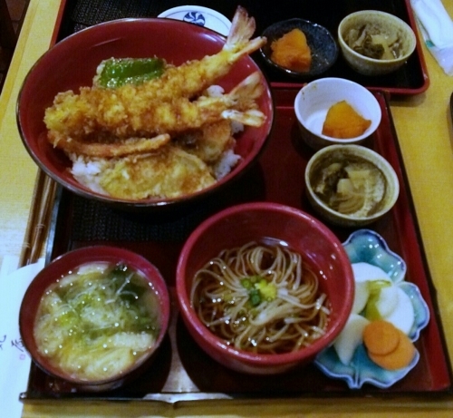 丸屋の大車海老天丼 喜多見 うぐいす記
