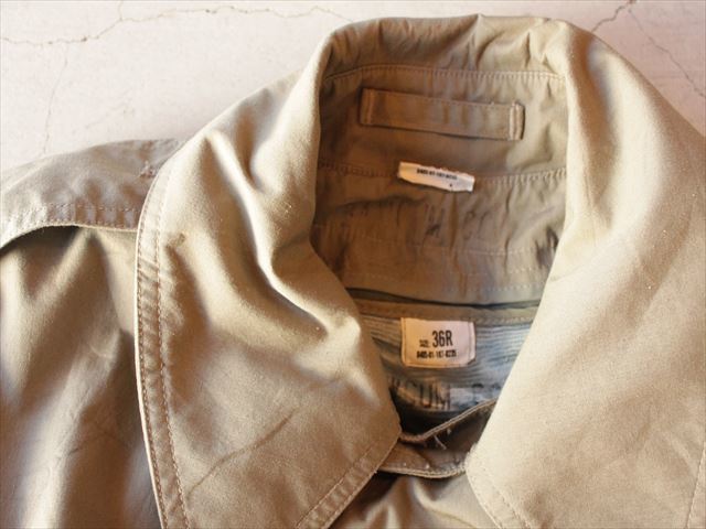 Item.118 MILITARY TRENCH COAT/ARMY/NAVY_c0352177_15101934.jpg