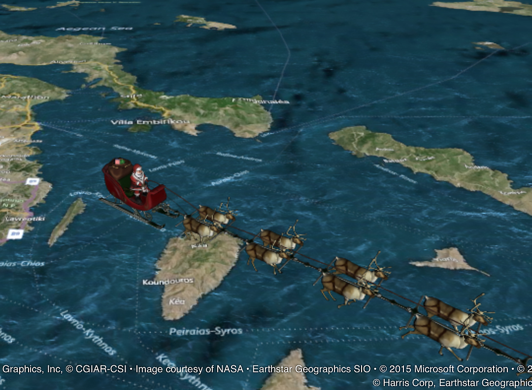 Congratulation! 60th NORAD Santa Tracker. 12月24日(木) 5404_b0069507_5155349.jpg
