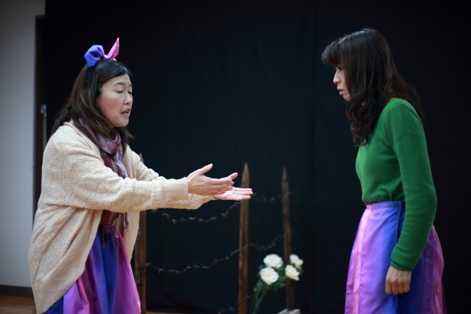 クリスマスの贈り物 ~片岡友美子☆鵜飼雅子 二人芝居~ in まちぴあ_e0227942_22055123.jpg