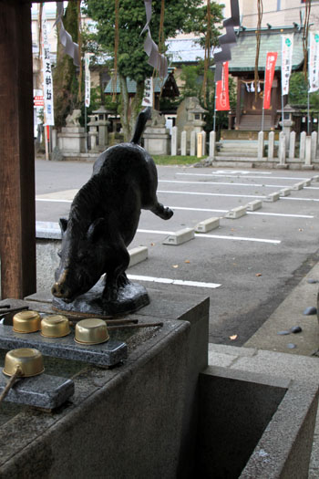 正月準備 護王神社_e0048413_1715294.jpg