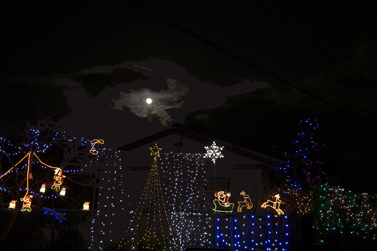 12月25日　クリスマスの満月_e0174091_12081798.jpg