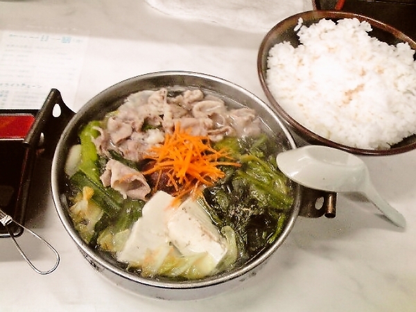 京都市 大盛り食堂の鍋定食 ハイライト食堂 転勤日記