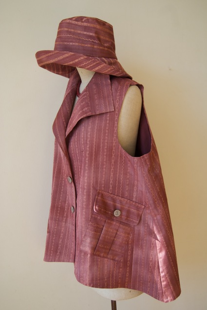 着物リメイク・パラシュートベスト&帽子&bag_d0127925_2233883.jpg