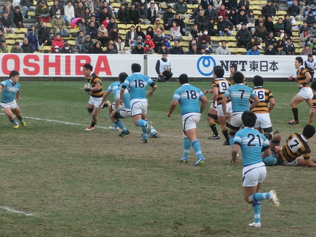 ため息の慶応と絶対王者・帝京 全国大学ラグビー選手権セカンドステージ_f0141310_8111151.jpg