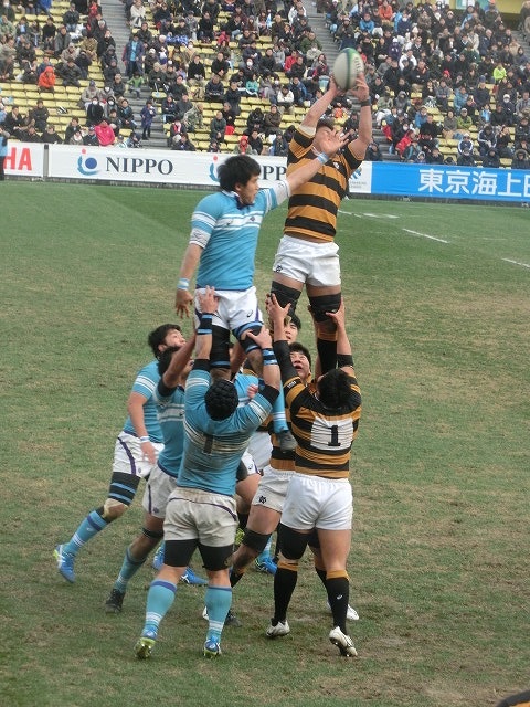 ため息の慶応と絶対王者・帝京 全国大学ラグビー選手権セカンドステージ_f0141310_811217.jpg