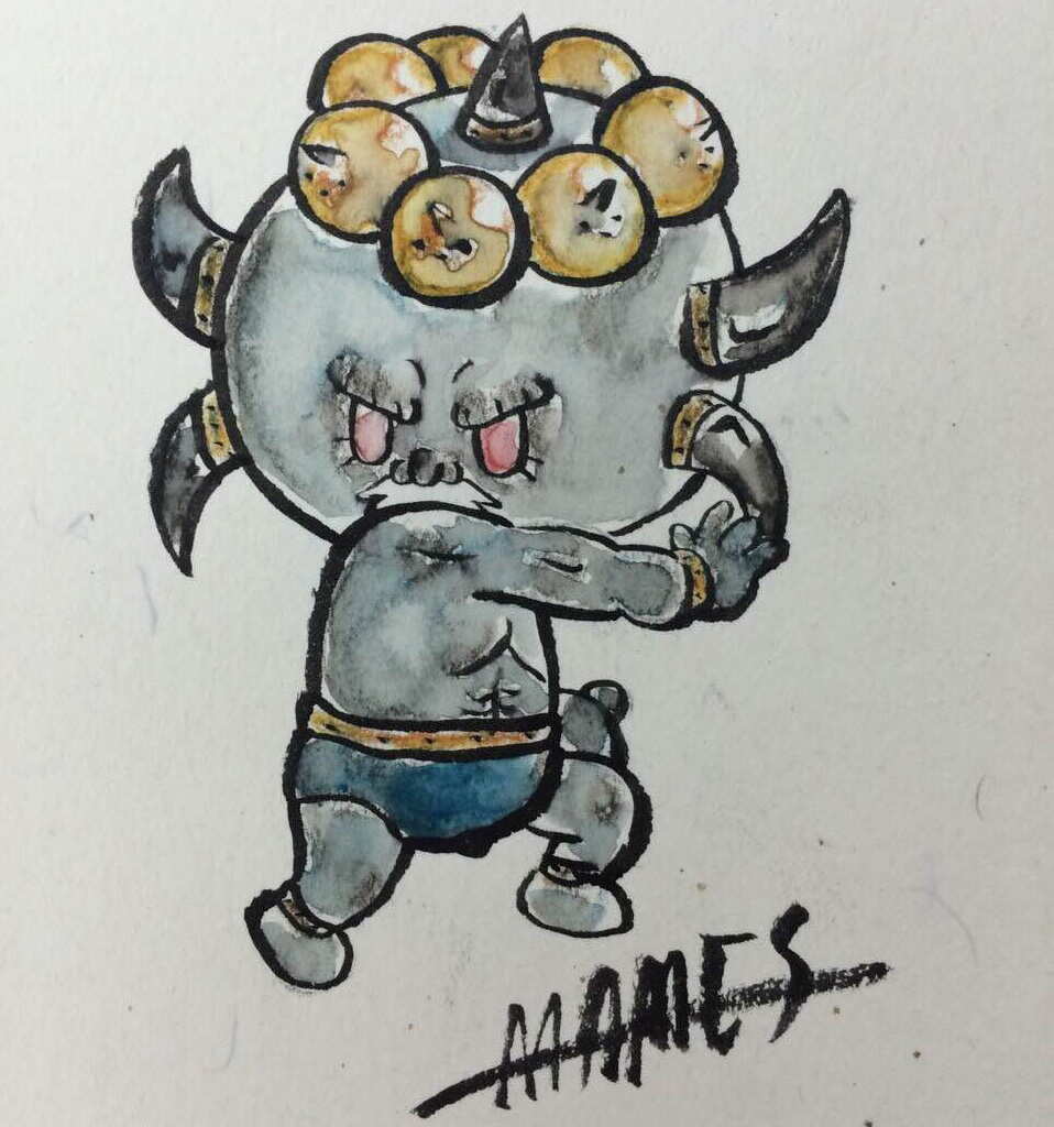 2016年1月2日(土)~『YOKAI MAMES 展 ~neo traditional monster by MAMES』開催のお知らせ_f0010033_20305811.jpg