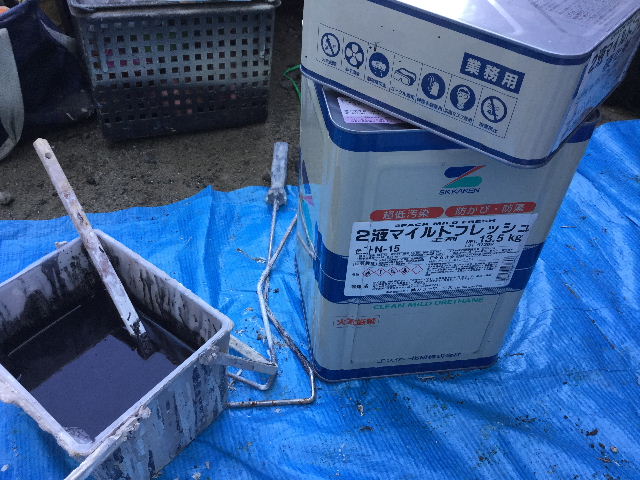 塗装工事6日目_f0031037_2046529.jpg
