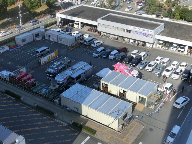富士山女子駅伝のテレビ中継準備が真っ最中_f0141310_7395610.jpg