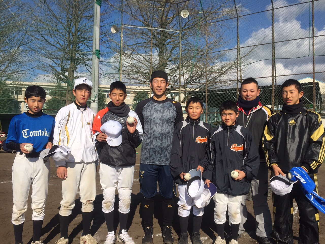 千葉ロッテ 鈴木 大地選手に会いました 燃えろ 富中健児