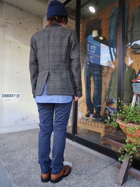 冬の小粋な大人なWOOL JACKET 。。。NO FORK JACKET By SOUND MAN (再!)_d0152280_9341134.jpg