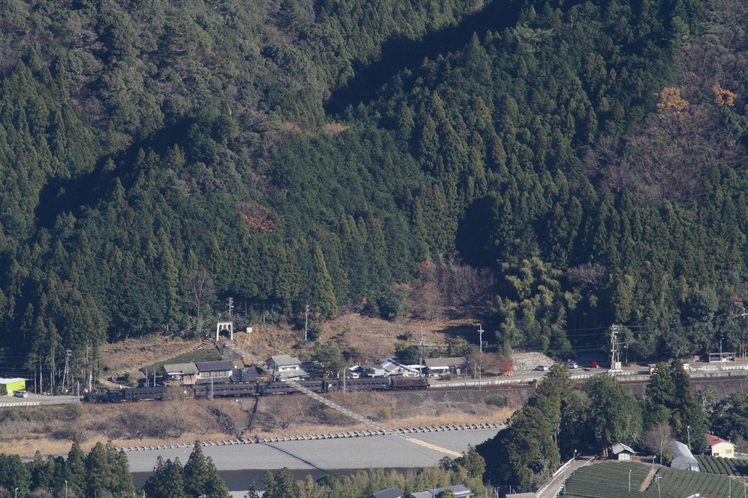 吊り橋をくぐる - 2015年冬・大井川 - _b0190710_21321163.jpg